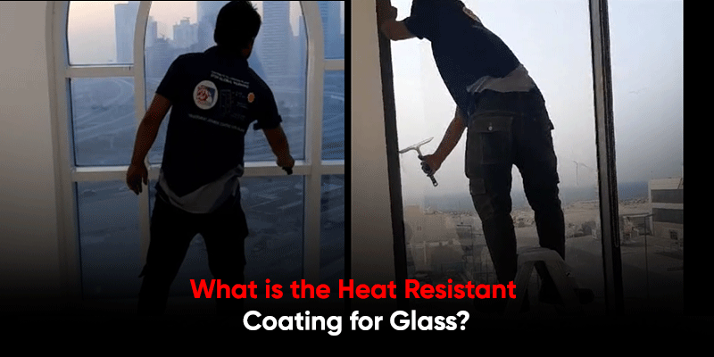 Heat resistance coating for glass